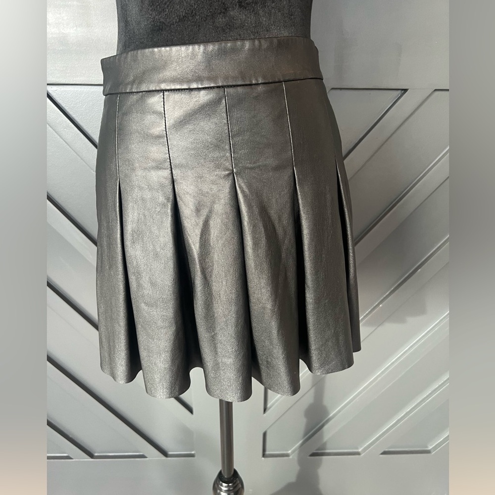 Zara Faux Leather Skort